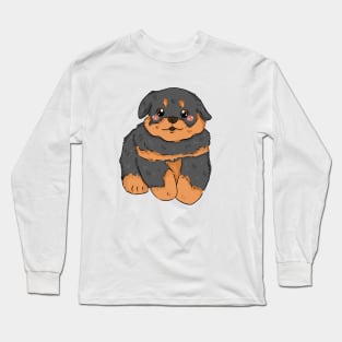 Bruno the Baby Rottweiler | Bunniesmee Long Sleeve T-Shirt